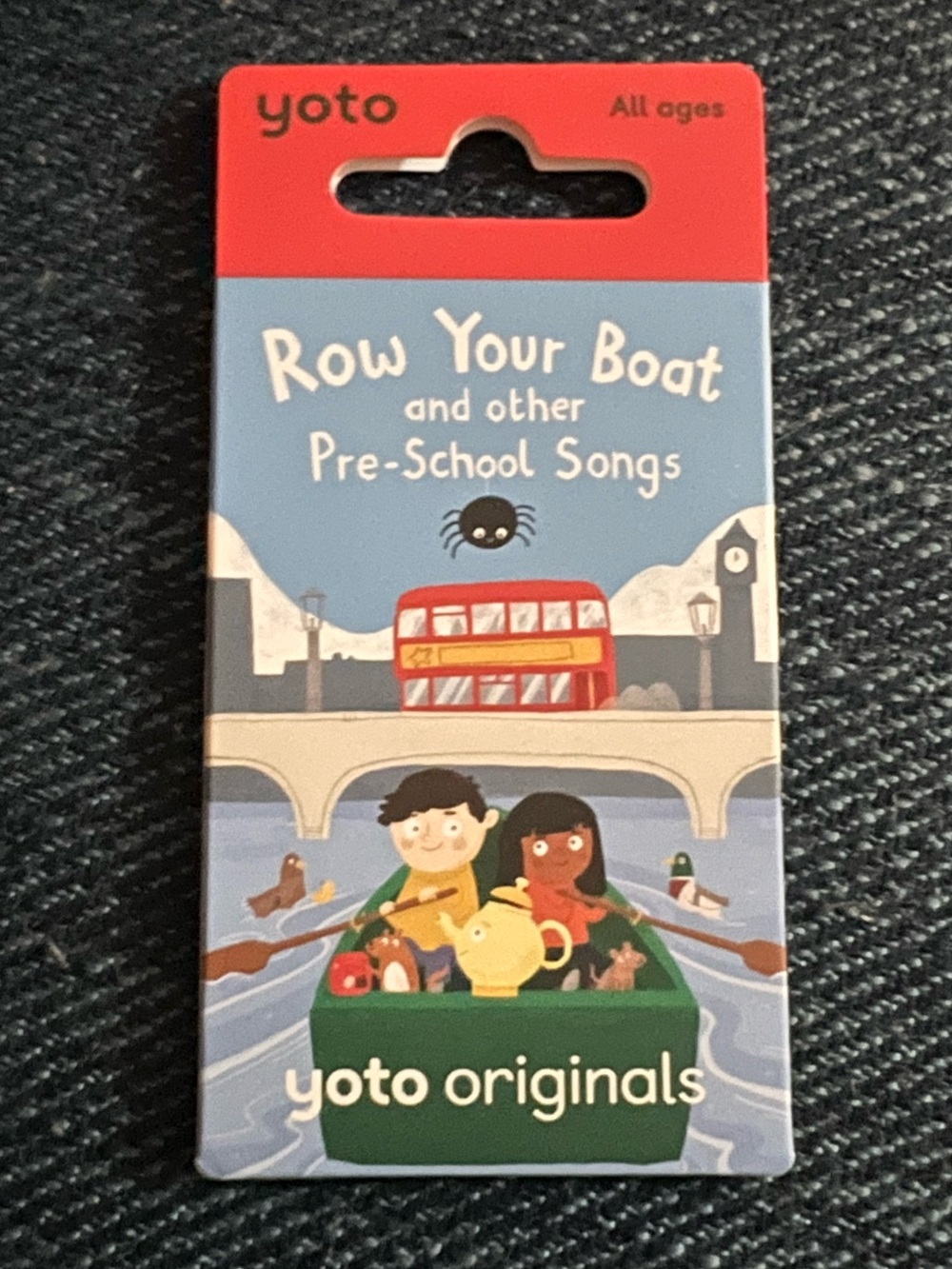 Yoto Card Row Your Boat and Other Pre-School Songs NIP
